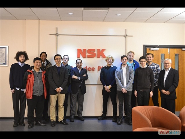 Group visiting to NSK Bearings Europe Ltd