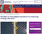 EPSRC announced seven studies to find digital solutions to reducing energy demand